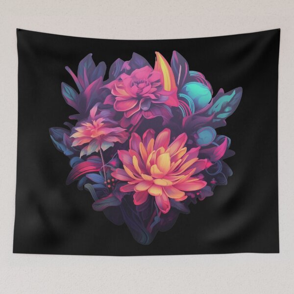 Item preview, Mythical Cyberpunk Glass Flowers for Single Ladies designed and sold by NapNapSleeper.