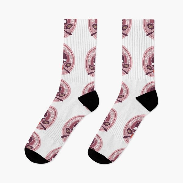 Item preview, Coffee Fuels my Cold Dead Heart (pink) designed and sold by ArtDoor54.