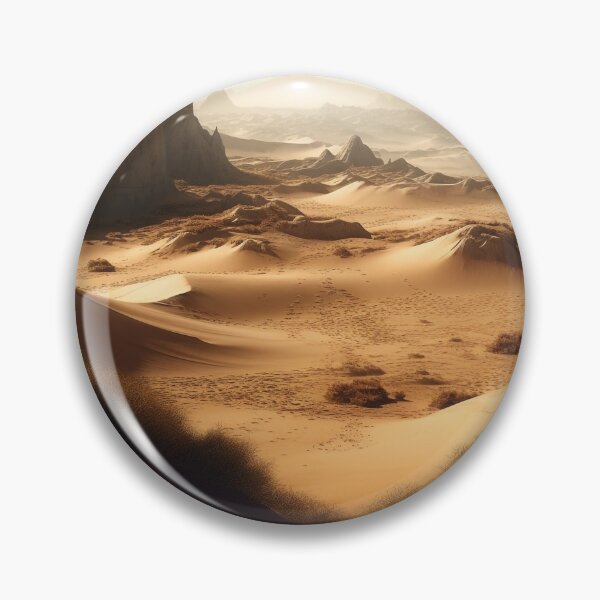 Item preview, Reddish Desert Landscape: A Surreal, Dune-inspired Digital Artwork in Earthy Palettes and Subtle Tonal Shifts designed and sold by stateofhuman.