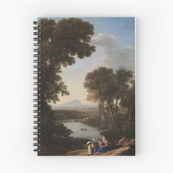 Item preview, Rest on the Flight into Egypt | Claude Lorrain | 1640 Baroque Biblical Art designed and sold by CJET.
