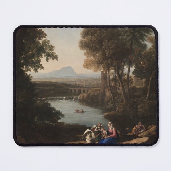 Item preview, Rest on the Flight into Egypt | Claude Lorrain | 1640 Baroque Biblical Art designed and sold by CJET.