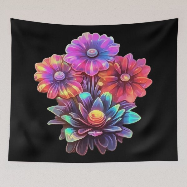 Item preview, Mythical Cyberpunk Glass Flowers for Beautiful Ladies designed and sold by NapNapSleeper.