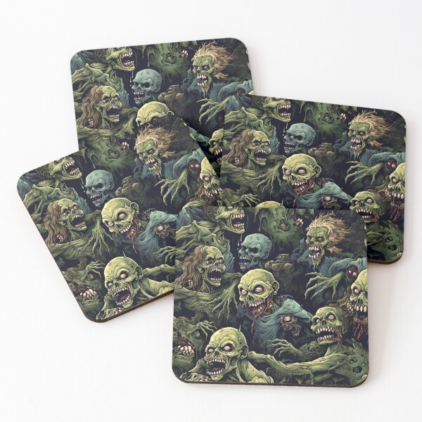 Item preview, Undead Horizons: A Zombie Pattern Art designed and sold by SweetRepeat.