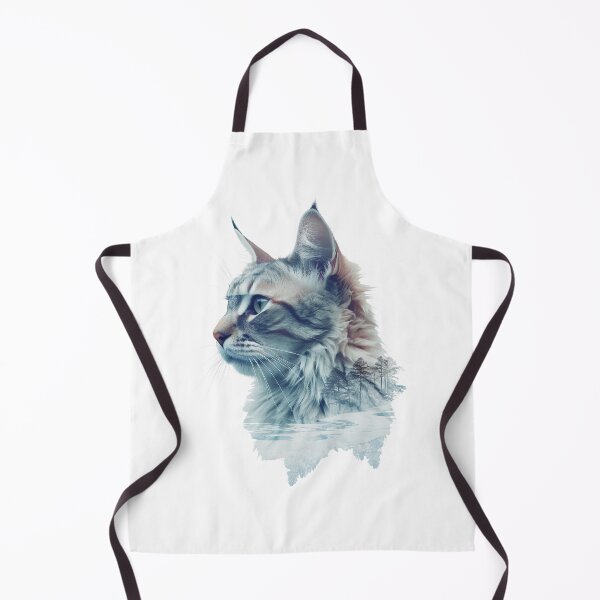 Item preview, Double Exposure Cyan Cat designed and sold by Splargo Digital Prints.