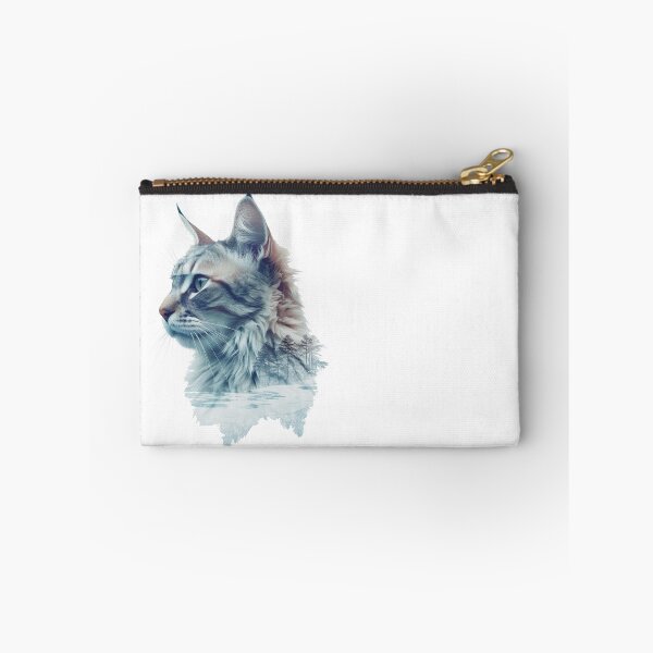 Item preview, Double Exposure Cyan Cat designed and sold by Splargo Digital Prints.
