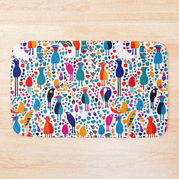 Item preview, Colorful Penguin And Birds Abstract Pattern designed and sold by Wonder Of Light.