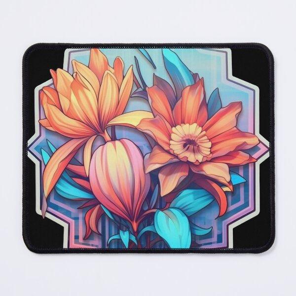 Item preview, Cyberpunk Glass Flowers for Gangster Ladies designed and sold by NapNapSleeper.