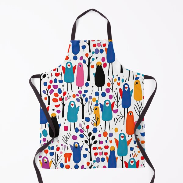 Item preview, Colorful Penguin And Birds Abstract Pattern designed and sold by Wonder Of Light.