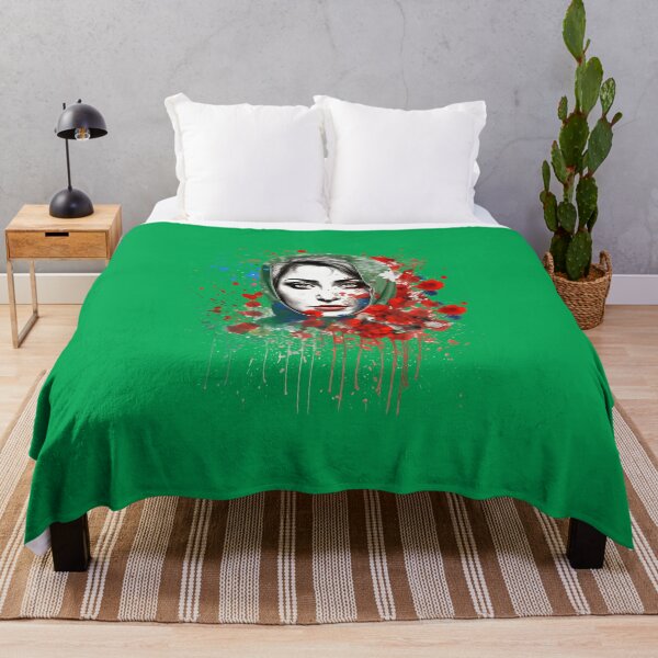 Aperçu de l'œuvre Illustration florale - Trash Polka Inspired - Femme libanaise créée et vendue par brindled.