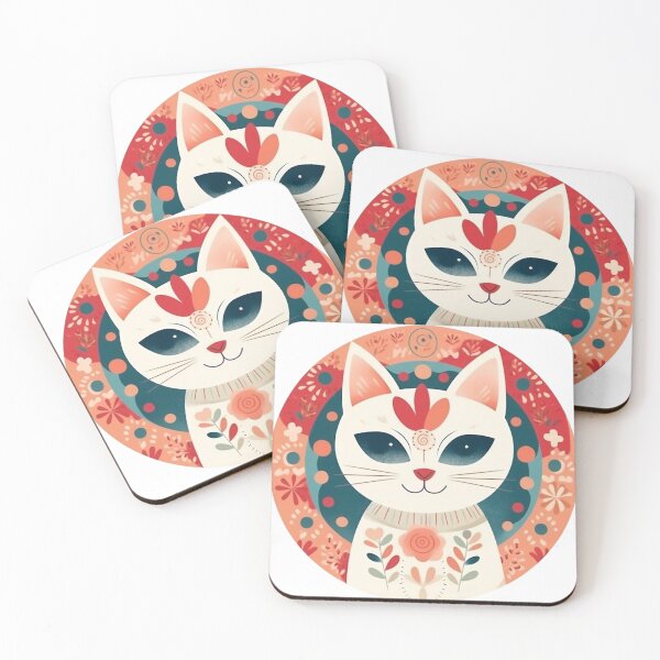 Item preview, Frida Kahlo cat designed and sold by Nowshin Tasnim.