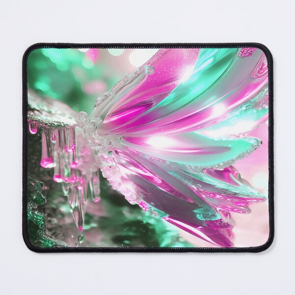 Item preview, Winged Water in Green and Pink designed and sold by deniselynnimage.