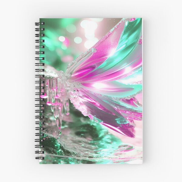 Item preview, Winged Water in Green and Pink designed and sold by deniselynnimage.