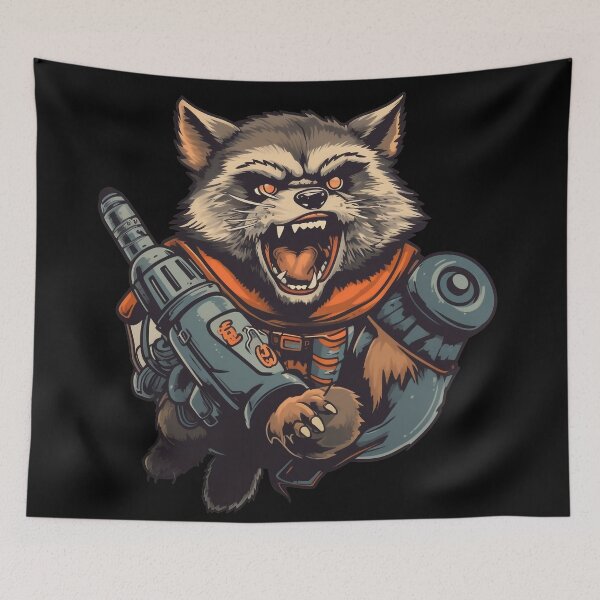 Item preview, Crazy Racoon Scientist With Glock designed and sold by NapNapSleeper.
