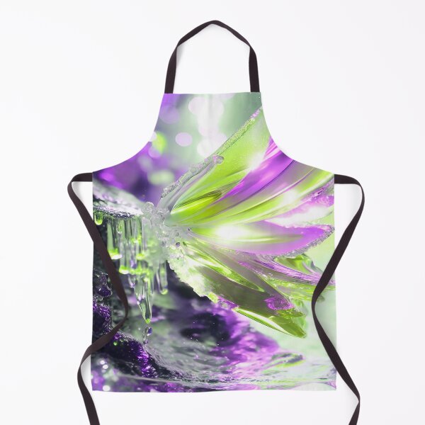 Item preview, Winged Water in Green and Purple designed and sold by deniselynnimage.