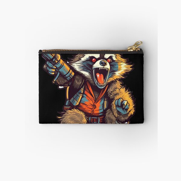 Item preview, Crazy Racoon Scientist With Lil Racoon Uzi designed and sold by NapNapSleeper.