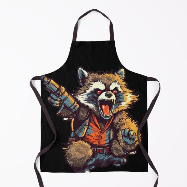 Item preview, Crazy Racoon Scientist With Lil Racoon Uzi designed and sold by NapNapSleeper.