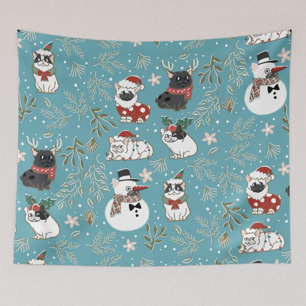 Item preview, Christmas French Bulldog designed and sold by Huebucket.