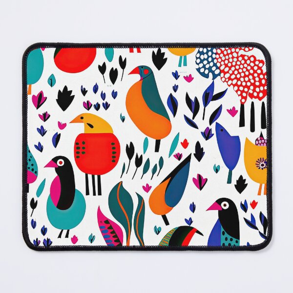 Item preview, Colorful Penguin And Birds Abstract Pattern designed and sold by Wonder Of Light.