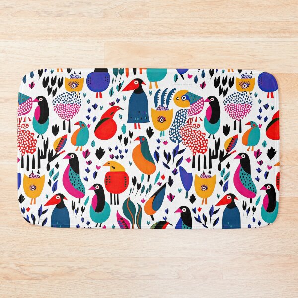 Item preview, Colorful Penguin And Birds Abstract Pattern designed and sold by Wonder Of Light.