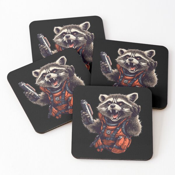 Item preview, Crazy Racoon Scientist With Lil Racoon Explosive designed and sold by NapNapSleeper.