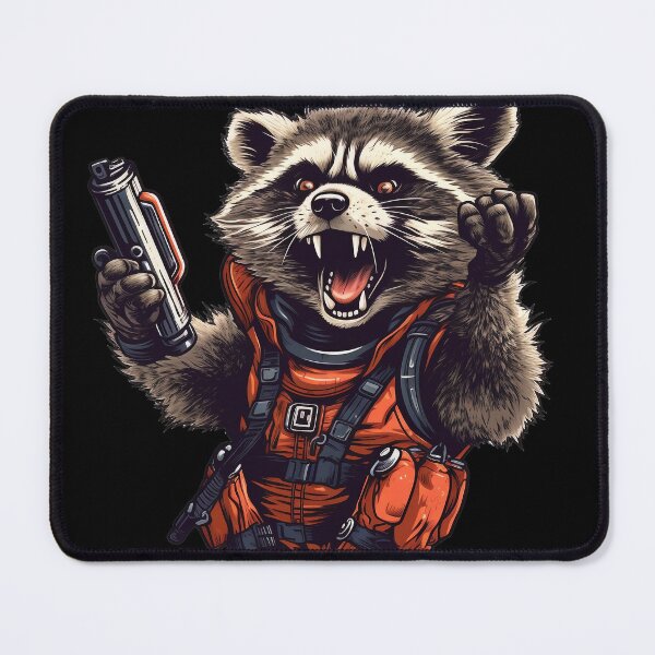 Item preview, Crazy Racoon Scientist With Lil Racoon Explosive designed and sold by NapNapSleeper.
