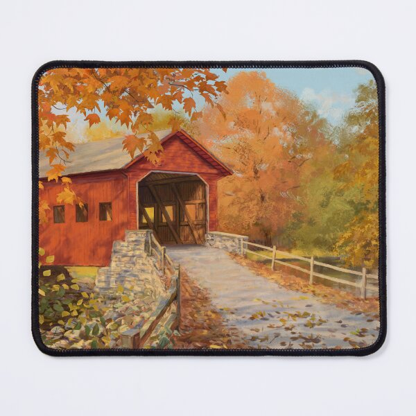 Item preview, The red bridge designed and sold by Daniel Rodgers.