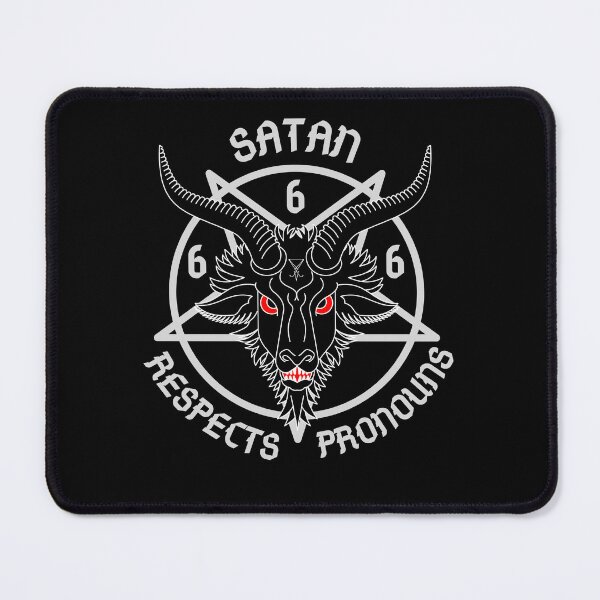 Item preview, Satan Respects Pronouns Transgender Pentagram Trans Flag T-Shirt designed and sold by SESEBT.