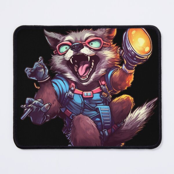 Item preview, Crazy Racoon Mutant Scientist With Mental Problems designed and sold by NapNapSleeper.