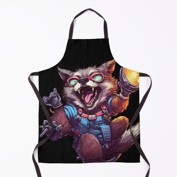 Item preview, Crazy Racoon Mutant Scientist With Mental Problems designed and sold by NapNapSleeper.