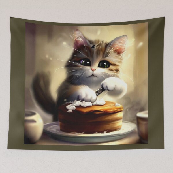 Item preview, cat cooking designed and sold by GLORY-LIFE.