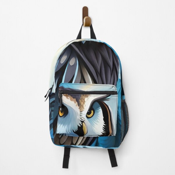 Item preview, Owl Bird Night Moon Water Color Nature Wildlife Art designed and sold by PixelCraving.