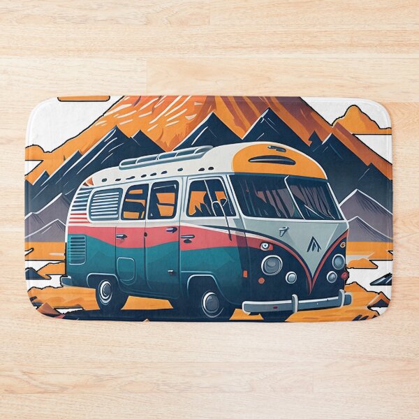 Item preview, Travel Bus in the Mountains - Summer Roadtrip designed and sold by Beyond-Summit.