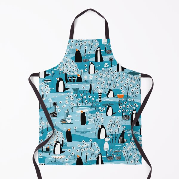 Item preview, Colorful Penguin And Fish Abstract Pattern designed and sold by Wonder Of Light.