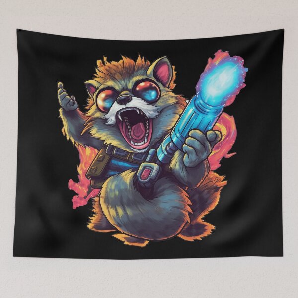 Item preview, Crazy Racoon Scientist With Lil Racoon Explosive and 99 Problems designed and sold by NapNapSleeper.