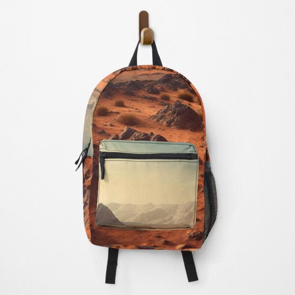 Item preview, Mars Landscape Artwork - Realistic Fantasy Style, Planet Mars 3D Scenery, Adventure Themed Wall Art designed and sold by stateofhuman.