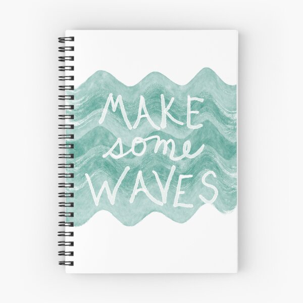 Item preview, Make Some Waves Quote on Sea Green designed and sold by art64.