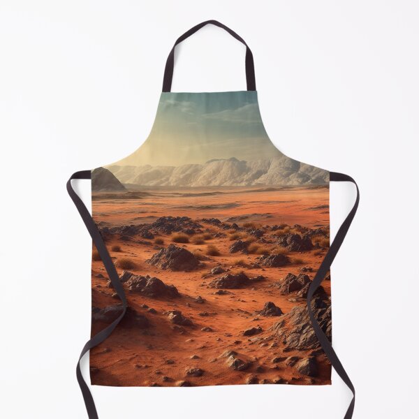Item preview, Mars Landscape Artwork - Realistic Fantasy Style, Planet Mars 3D Scenery, Adventure Themed Wall Art designed and sold by stateofhuman.