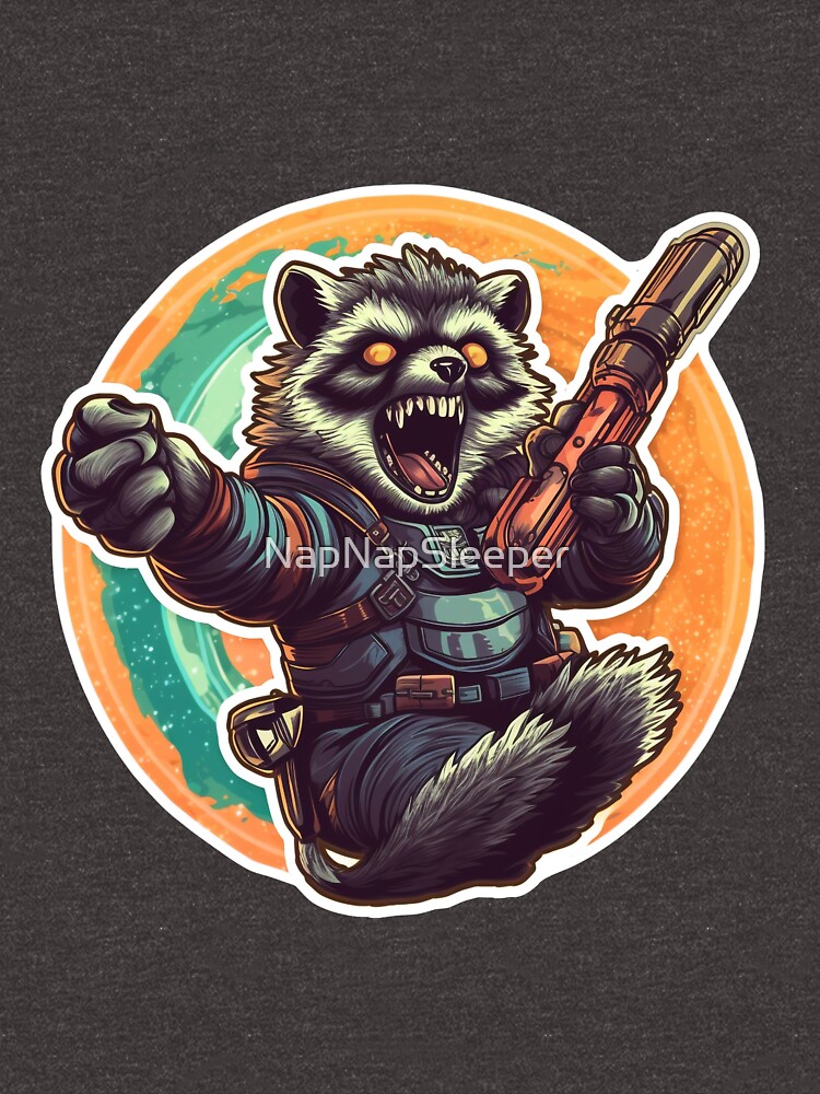 Crazy Raccoon Boy Scout With Lil Racoon Fire Starter and 99 Problems |  Essential T-Shirt