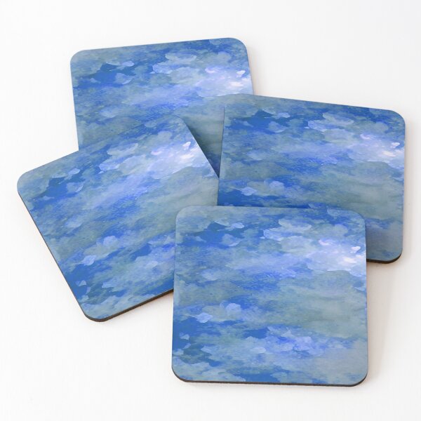 Item preview, Metallic Abstract Bright Blue Design Pattern designed and sold by deniselynnimage.
