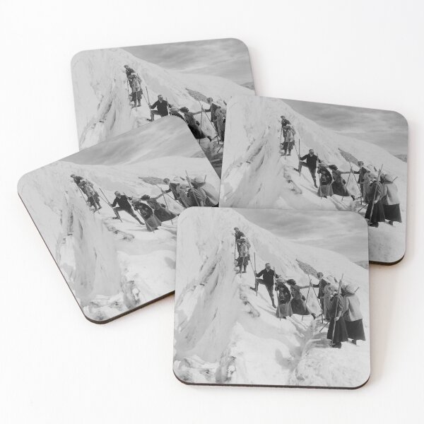 Item preview, At Precipice of Crevasse on Mt. Rainier 1911 designed and sold by Daniel Hagerman.