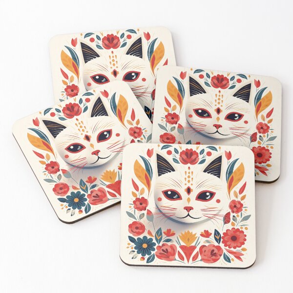 Item preview, Frida Kahlo cat designed and sold by Nowshin Tasnim.
