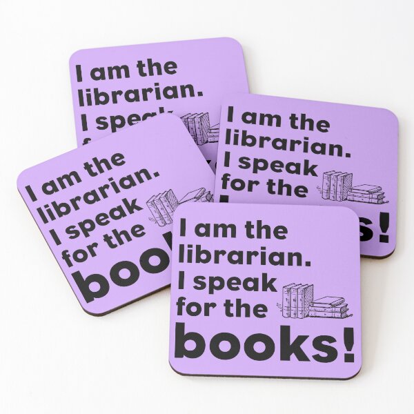 Item preview, I speak for the books! designed and sold by pinkcraftfairy.