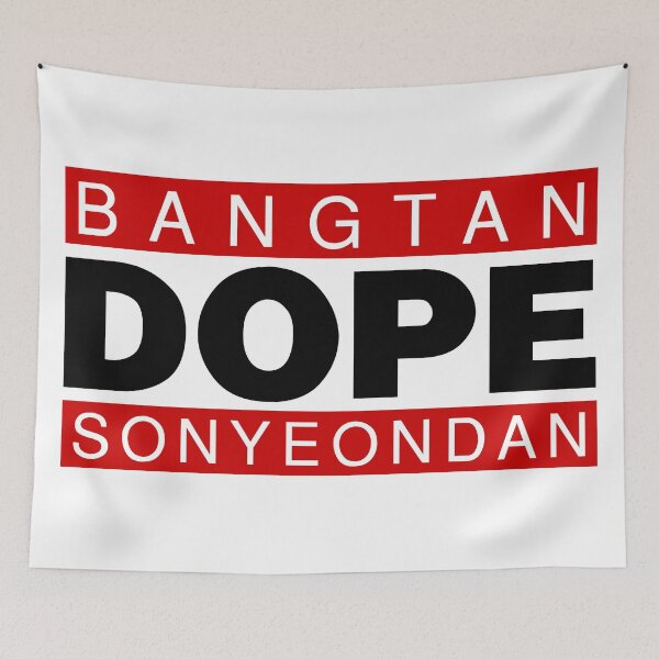 Item preview, BTS Dope (with red bars) designed and sold by shopnojams.