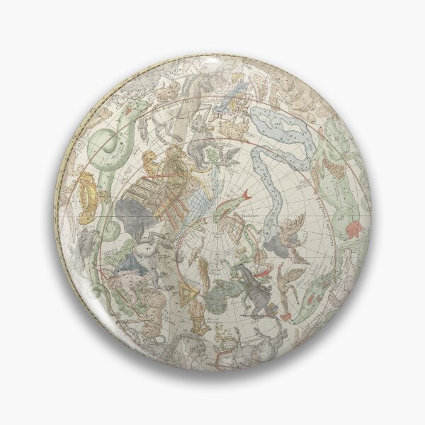 Item preview, Celestial Star Map Zodiac Constellation of Southern Sky designed and sold by VintageArchive.