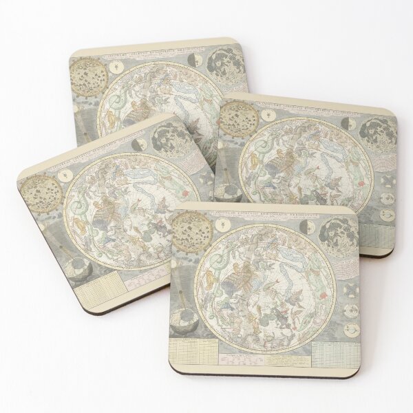 Item preview, Celestial Star Map Zodiac Constellation of Southern Sky designed and sold by VintageArchive.