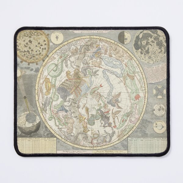 Item preview, Celestial Star Map Zodiac Constellation of Southern Sky designed and sold by VintageArchive.