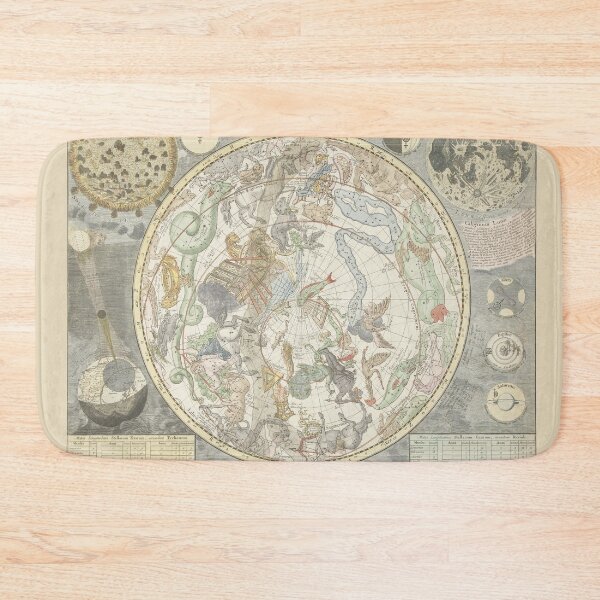 Item preview, Celestial Star Map Zodiac Constellation of Southern Sky designed and sold by VintageArchive.