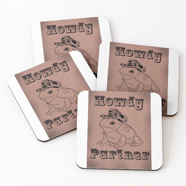 Item preview, Howdy Partner Frog designed and sold by CoraBr.