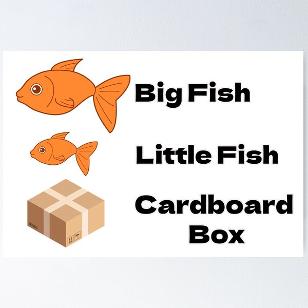 Item preview, Big Fish, Little Fish, Cardboard box designed and sold by CandG-Emporium.