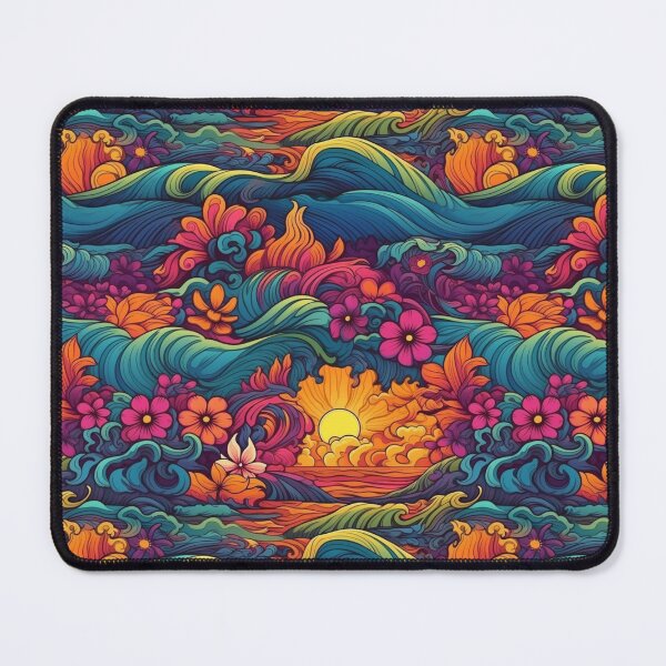 Item preview, Psychedelic Realism, Colorful Patterns, and Tropical Motifs designed and sold by GiveMeMood.
